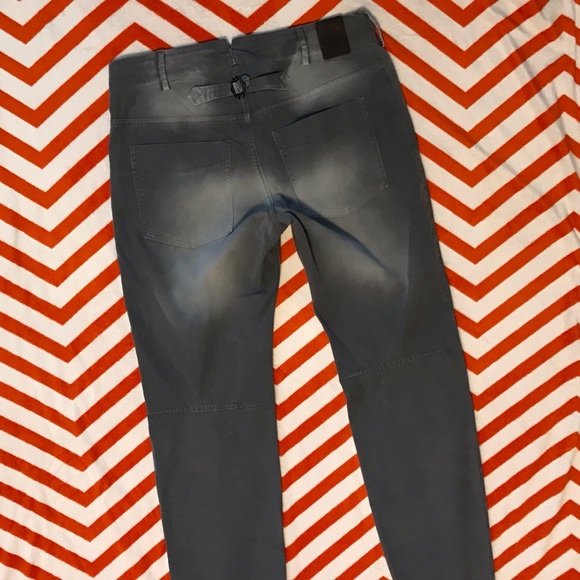 Drykorn gray wthrd look brushed cotton pants sz 28 - Picture 8 of 10